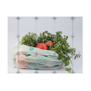Bolsa enrollable de frutas y verduras compostable biodegradable transparente y transparente de alta calidad, superventas, hecha de plástico PBAT - Product Image 1