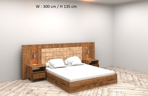 Dormitorio de hotel de lujo moderno con diseño elegante, materiales de alta calidad y máxima comodidad para un sueño perfecto - Product Image 2
