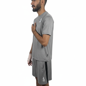 Conjunto de Shorts de Verano para Hombre, Diseño Moderno de Media Manga con Logotipo Personalizado Bordado, Conjuntos Cortos Transpirables - Product Image 3