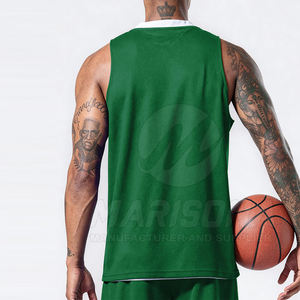 Uniforme de basket-ball réversible personnalisé, best-seller, léger, vente chaude, uniforme de basket-ball réversible - Product Image 5
