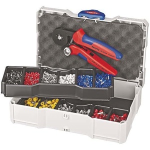 Wire End Ferrule Assortment 1251-Piece <b>Set</b> 0.50-10.00 Mm with <b>Crimping</b> Pliers in Systainer by KNIPEX - Product Image 1