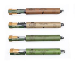 Fèves de vanille Bourbon de Madagascar, 3 gousses, tube en verre, vente en gros, qualité supérieure, 100% naturelles, vanille séchée, récolte, durée de conservation de 24 mois - Product Image 1