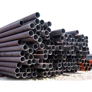 ASTM A106 Black ERW Pipes Seamless Carbon Steel Round Hollow Section Pipe Hot Rolled Seamless Steel Pipe Prices