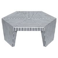 Table basse traditionnelle élégante en incrustation d'os meubles en bois indiens de luxe faits à la main pour salon salle à manger incrustation indienne complexe
