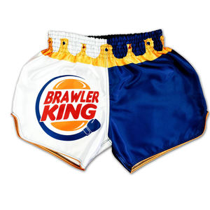 Pantalones Cortos de Satén para Muay Thai, Boxeo, Karate, Entrenamiento Profesional de Kickboxing, Ropa de Combate Cómoda, Equipo Deportivo de Artes Marciales - Product Image 4