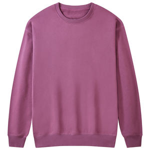 Sudadera de Hombre Nueva Colección Otoño 2024, Corte Holgado, 100% Algodón, Forro Interior, Multicolor, Hombros Caídos, Logotipo con Parche de Chenilla, Diseño Sólido, Tejido de Punto - Product Image 1