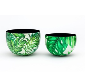 Jardinière décorative en métal écologique avec finition autocollante pour intérieur/extérieur, plantes, fleurs et jardin - Product Image 5