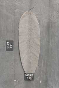 Élégant crème macramé tenture murale décor feuille forme décoration de la maison Art déco Design bois artisanat en gros - Product Image 5