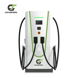 Commerciële Ce Level 2 Smart 100a 200a 60kw 120kw Ccs 2 Eu Plug Dc Snelle Kabel Auto Ev Oplader Station Voor Auto