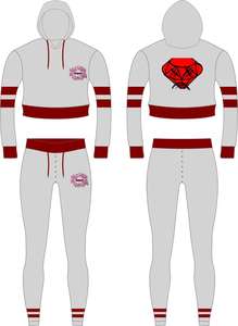 Nuevos chándales de moda Chándal de mujer ajustado liso de algodón personalizado - Product Image 6