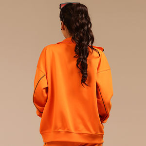 Vêtement de sport d'extérieur d'automne à séchage rapide, à blocs de couleur tendance, léger, respirant, ample, veste de course à pied, veste de fitness, vente en gros - Product Image 5