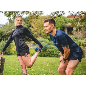 Wholesale Women High Waist Breathable Gym Shorts Fitness Wear Factory Price Spandex/Polyester Solid Pattern for Sale - Product Image 5