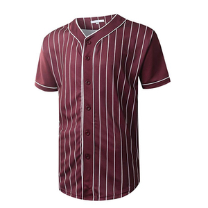 Camiseta de béisbol para hombre, Camiseta deportiva con botones de poliéster 100%, nombre personalizado, número de equipo, Impresión de nombre, transpirable, antiarrugas, secado rápido - Product Image 2