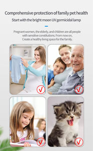 Lâmpada de esterilização UV de alta potência 100W com alça, área de desinfecção até 100 ㎡ - Product Image 4