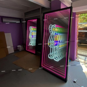 Oneindig Hoë Kwaliteit Neon 3D Optiese Illusie LED Dans Vloer Magis Dekoratiewe Oneindigheid Spieël 3D Oneindigheid Illusie - Product Image 6