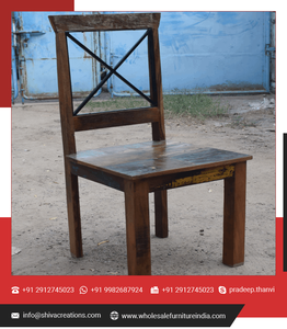 Ensemble de salle à manger en bois massif de style ferme moderne Meubles en bois de récupération en gros pour la maison le bureau pour les salles à manger extérieures - Product Image 6