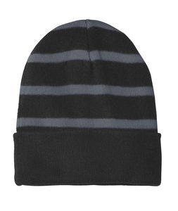 2026 Men's Cuffed Striped Beanie Warm Knitted Winter Sports Hiking Ski Outdoor Multicolor Hats Beanies - Product Image 2