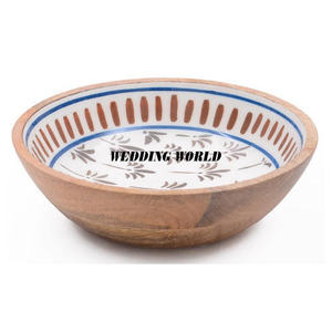 ชามช็อคโกแลตทำจากไม้รูปทรงกลมชามใส่ช็อคโกแลตไม้ดีไซน์สวยคลาสสิกใหม่ - Product Image 6