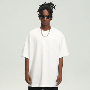 เสื้อยืดแขนสั้นของผู้ชายผ้าฝ้าย100% เสื้อยืดธรรมดาที่มีคุณภาพสูงออกแบบได้ตามต้องการ - Product Image 1