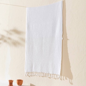 ผ้าขนหนูชายหาดแบบสโตนวอชสไตล์ตุรกี 100% ผ้าฝ้ายเพชเตมาล - Product Image 1
