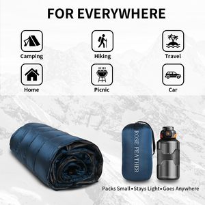 ผ้าห่มพองๆแบบพกพาน้ำหนักเบาเต็นท์อุ่นกันลมตั้งแคมป์กลางแจ้งปิกนิกชายหาดพับเก็บได้ - Product Image 3