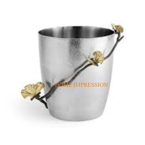 Cubo de hielo de vino de mesa de diseño de artículos de plata de aluminio con asas doradas de diseñador de ciervos Cubo de vino de Barware de mayor calidad - Product Image 6