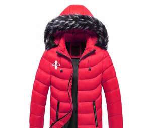 Chaqueta de invierno con logotipo personalizado de alta calidad, chaqueta acolchada con cremallera estampada transpirable de poliéster 100% de ATLANTIC - Product Image 6