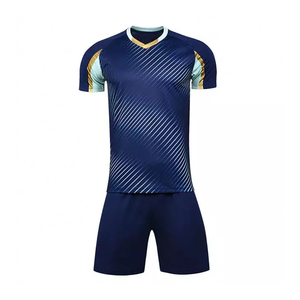 Vente en gros d'uniformes de football américain bleu et blanc personnalisés Ensembles de football d'équipe de club de jeunes pour adultes - Product Image 4