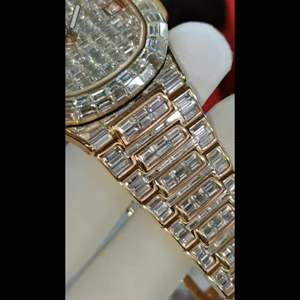 Vente en gros de montres de luxe Moissanite | Testeur de diamants présidentiels squelette glacé VVS - Product Image 3