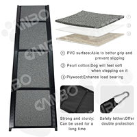 Rampe pour chien pliable pour grands chiens, rampe pour animaux de compagnie pour voiture, SUV, camion, capacité de 150 lb, fabrication en usine