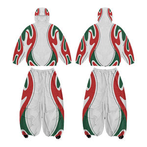 Trajes cortavientos coordinados personalizados con chaqueta y pantalones a juego para marcas de moda - Product Image 3