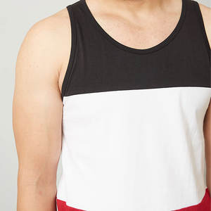 Camiseta sin Mangas de la Mejor Calidad, Ropa Deportiva Activa, Poliéster/Algodón, Camiseta sin Mangas para Hombre, Ropa Deportiva, Camiseta sin Mangas para Adultos - Product Image 3