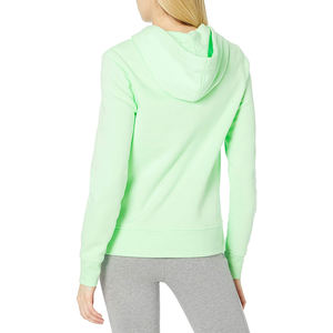 Sweat à capuche léger et tendance vert clair pour homme, 100 % coton biologique, polaire, manches longues, imprimé uni, hiver, très apprécié - Product Image 5