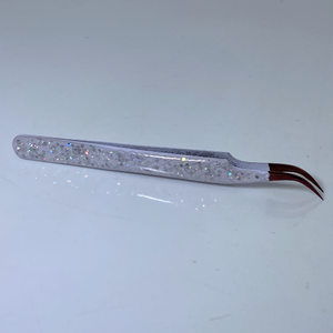 Pince à épiler faux cils pince à épiler personnalisée fournitures d'extension de cils pince à épiler à pointe de fibre - Product Image 4