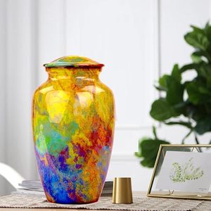 โกศบรรจุอัฐิโลหะแบบขายส่ง ดีไซน์ใหม่ล่าสุด สำหรับเก็บอัฐิมนุษย์ กำลังเป็นที่นิยม - Product Image 5