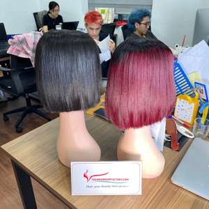 วิกผมต่อลูกไม้ผมเวียดนามขายดีราคาขายส่งไม่ร่วงหลายสีพร้อมส่ง - Product Image 1