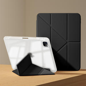 IPAD 10.9-11 "(2018-2022) étui de protection en TPU noir compatible avec l'iPad Pro 11 et Mini 6 12.9 pouces taille PU utilisation de la charge - Product Image 3