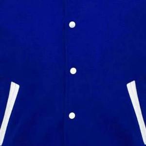 Chaqueta Universitaria de Béisbol con Logotipo Personalizado de Alta Calidad, Chaqueta Bomber Varsity de Lana con Bordado de Vinilo para Hombre - Product Image 4