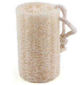 Éponge naturelle en loofah légère - Forme allongée Design moderne Biodégradable Brosse exfoliante pour le corps pour le bain - Product Image 3