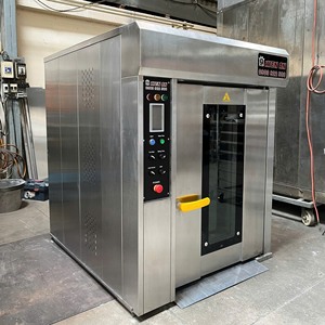 เตาอบแบบหมุนมี8ถาดเครื่องทำเบเกอรี่แบบ1200X1900X1700Mm ใหม่เตาอบแบบหมุนสำหรับอุตสาหกรรม - Product Image 3