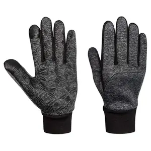 Gants de football Max Pro de haute qualité, coupe-vent d'hiver, chauds, en polyester jacquard, pour hommes, vente en gros, utilisation à vélo, avec logo personnalisé - Product Image 1