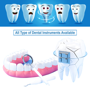Juego DE EXAMEN DE 03 piezas Instrumentos de diagnóstico dental de acero inoxidable plateado Juego de limpieza de Pakistán - Product Image 5