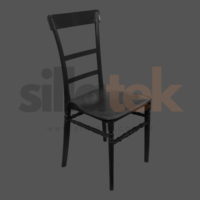Chaise de hôtel Riva de fabrication turque, design moderne, plastique de haute qualité, usage commercial de luxe, extérieur, appartement, école, salon