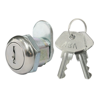 Serrure de boîte aux lettres et de placard en alliage de zinc chromé, sûre et fiable, avec clé, par ABA Locks, fabricants de Taïwan