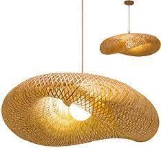 Indoor natural Bamboo Rattan handmade wicker Chandelier Pendant modern contemporary style high quality Chandelier - Product Image 2