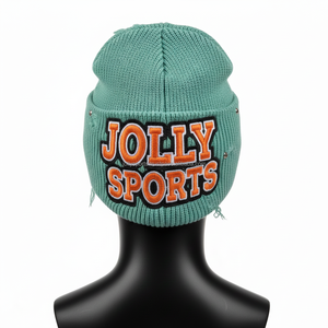 Gorro de Invierno Premium para Mujer, 280 GSM, Tejido Acrílico Acogedor, Elegante Parche Bordado, Diseño de Logotipo Personalizado, Gorro Jacquard - Product Image 2