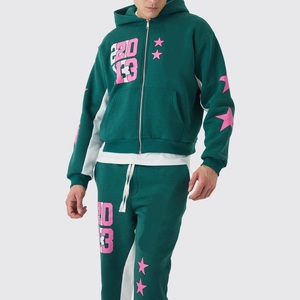 Vente en gros de survêtement élégant à fermeture éclair pour hommes, durable et confortable, idéal pour un usage quotidien et un survêtement de sport pour homme - Product Image 3