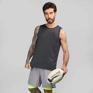 Camiseta sin mangas con hombros caídos para hombre, corte de moda de gran tamaño, proveedor de fábrica OEM - Product Image 1