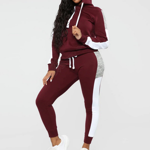 Nouveau élégant femmes velours survêtements pour femmes survêtement haut court sweats à capuche et Jogging survêtement 2 pièces ensemble - Product Image 1