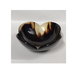 Cow Horn Serving <b>Bowl</b> for Home at Cheap Price Best Quality Horn <b>Snack</b> <b>Bowl</b> with Oval Shape for Kitchen & Tabletop at Cheap Price - Product Image 3